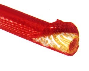 Colored Yarn-Wrapped Pipe